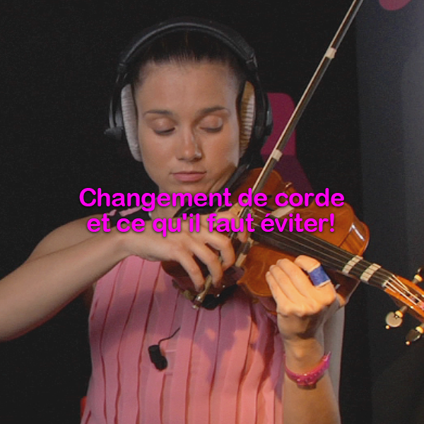 Leçon 011c: Changement de corde et ce qu'il faut éviter! - violino online, play violin online,   - tocar violin online, уроки игры на скрипке, Metodo Mirkovic - cours de violon en ligne, geige online lernen
