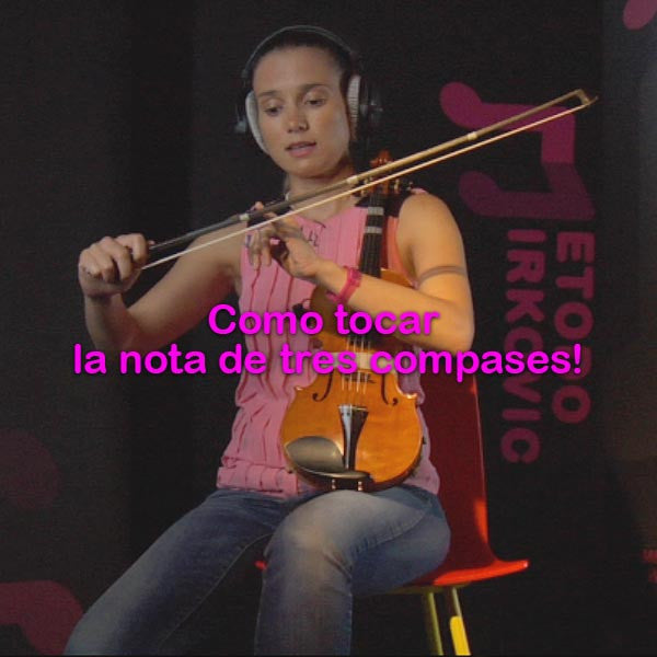 012: como tocar la nota de tres compases! - violino online, play violin online,   - tocar violin online, уроки игры на скрипке, Metodo Mirkovic - cours de violon en ligne, geige online lernen