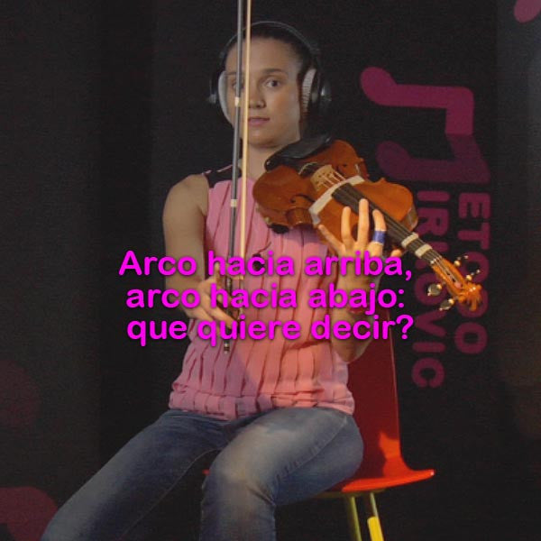 015:  arco hacia arriba, arco hacia abajo: que quiere decir? - violino online, play violin online,   - tocar violin online, уроки игры на скрипке, Metodo Mirkovic - cours de violon en ligne, geige online lernen
