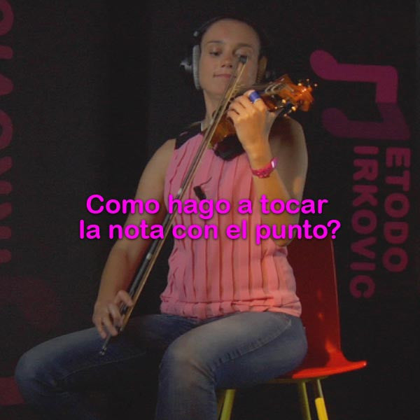017: como hago a tocar la nota con el punto? - violino online, play violin online,   - tocar violin online, уроки игры на скрипке, Metodo Mirkovic - cours de violon en ligne, geige online lernen