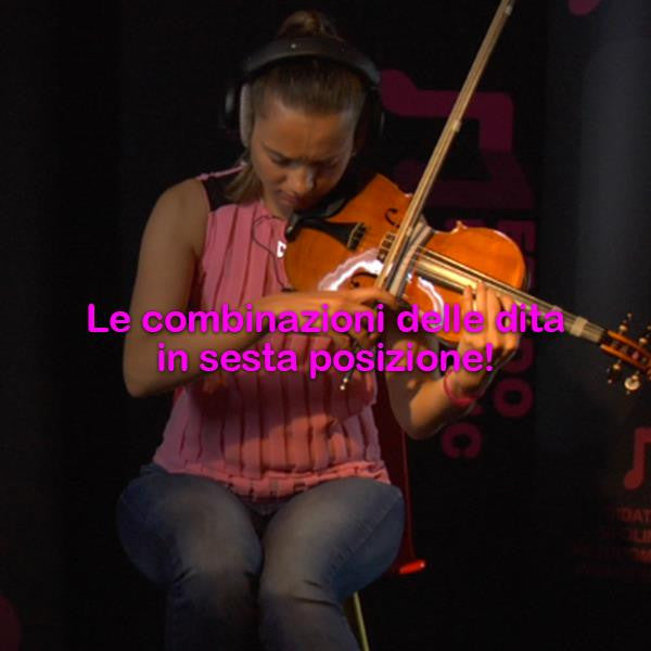 Lezione 054 b: Le combinazioni delle quattro dita in sesta posizione! - violino online, play violin online,   - tocar violin online, уроки игры на скрипке, Metodo Mirkovic - cours de violon en ligne, geige online lernen