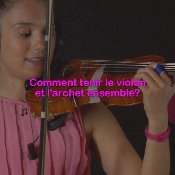Leçon 005: Comment tenir le violon et l'archet ensemble? - violino online, play violin online,   - tocar violin online, уроки игры на скрипке, Metodo Mirkovic - cours de violon en ligne, geige online lernen