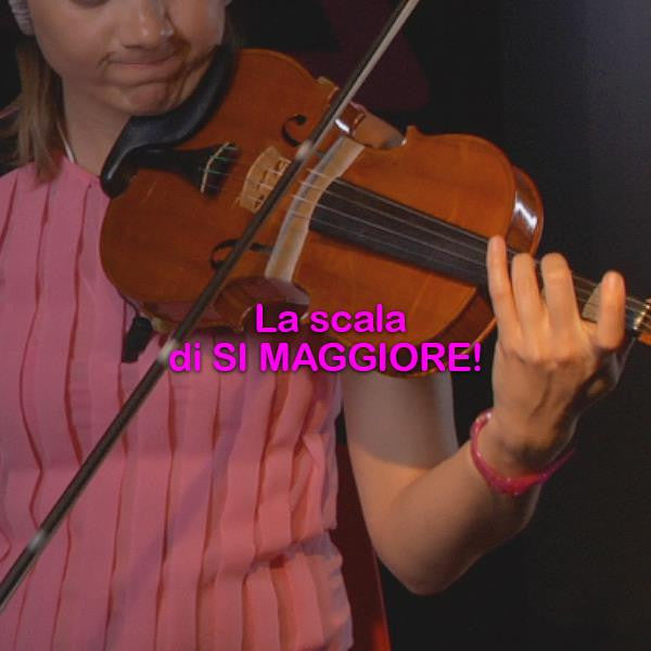 Lezione 079:  La scala di SI MAGGIORE! - violino online, play violin online,   - tocar violin online, уроки игры на скрипке, Metodo Mirkovic - cours de violon en ligne, geige online lernen