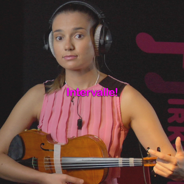 Folge 082: Intervalle! - violino online, play violin online,   - tocar violin online, уроки игры на скрипке, Metodo Mirkovic - cours de violon en ligne, geige online lernen