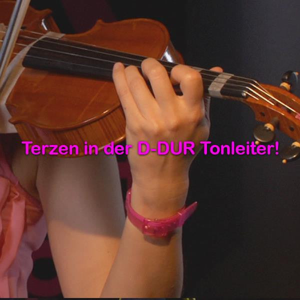 Folge 087: Terzen in der D-DUR Tonleiter! - violino online, play violin online,   - tocar violin online, уроки игры на скрипке, Metodo Mirkovic - cours de violon en ligne, geige online lernen