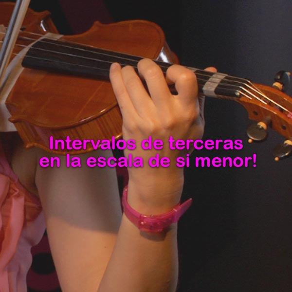 088:  intervalos    de    terceras    en    la    escala    de    si    menor! - violino online, play violin online,   - tocar violin online, уроки игры на скрипке, Metodo Mirkovic - cours de violon en ligne, geige online lernen