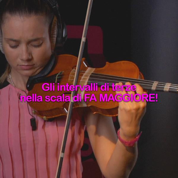 Lezione 094: Gli intervalli di terze nella scala di  soldiesis minore! - violino online, play violin online,   - tocar violin online, уроки игры на скрипке, Metodo Mirkovic - cours de violon en ligne, geige online lernen