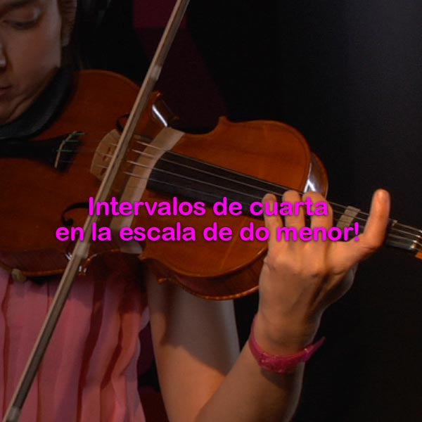 120: intervalos  de    cuarta    en    la    escala    de    do    menor! - violino online, play violin online,   - tocar violin online, уроки игры на скрипке, Metodo Mirkovic - cours de violon en ligne, geige online lernen