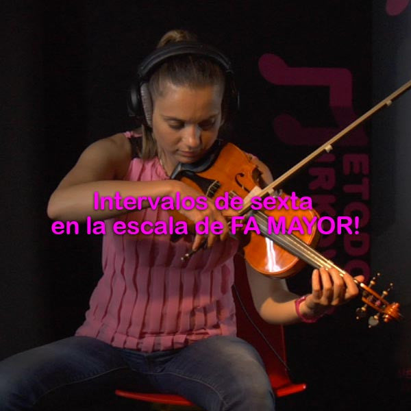 137:  intervalos    de    sexta    en    la    escala    de    FA    MAYOR! - violino online, play violin online,   - tocar violin online, уроки игры на скрипке, Metodo Mirkovic - cours de violon en ligne, geige online lernen