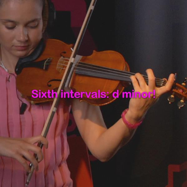 Lesson 138: Sixth intervals: d minor! - violino online, play violin online,   - tocar violin online, уроки игры на скрипке, Metodo Mirkovic - cours de violon en ligne, geige online lernen