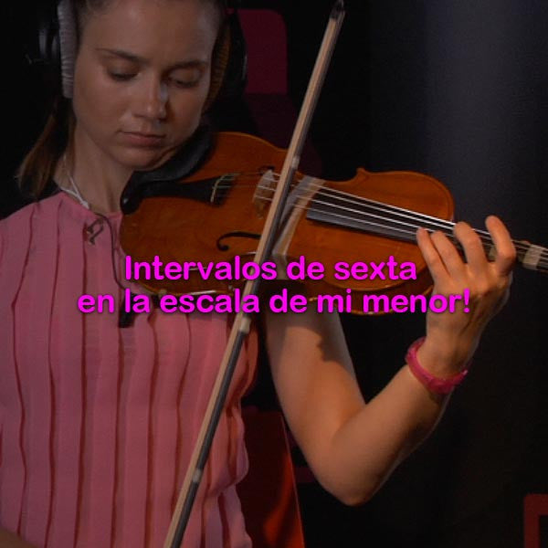 144: intervalos  de    sexta    en    la    escala    de    mi    menor    ! - violino online, play violin online,   - tocar violin online, уроки игры на скрипке, Metodo Mirkovic - cours de violon en ligne, geige online lernen