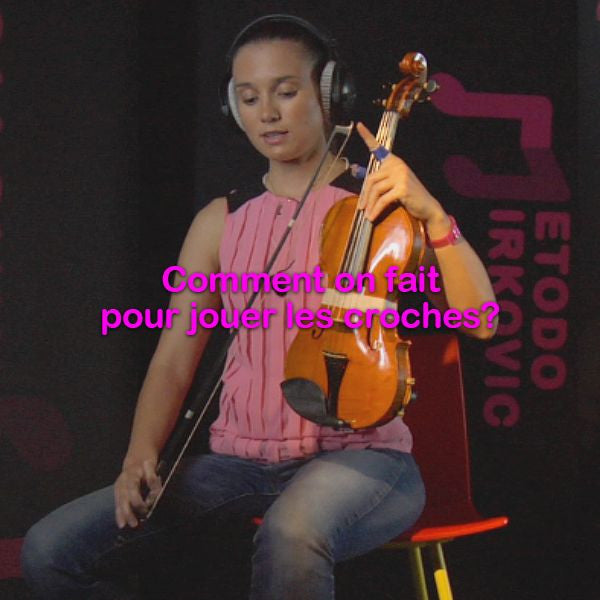 Leçon 014: Comment on fait pour jouer les croches? - violino online, play violin online,   - tocar violin online, уроки игры на скрипке, Metodo Mirkovic - cours de violon en ligne, geige online lernen