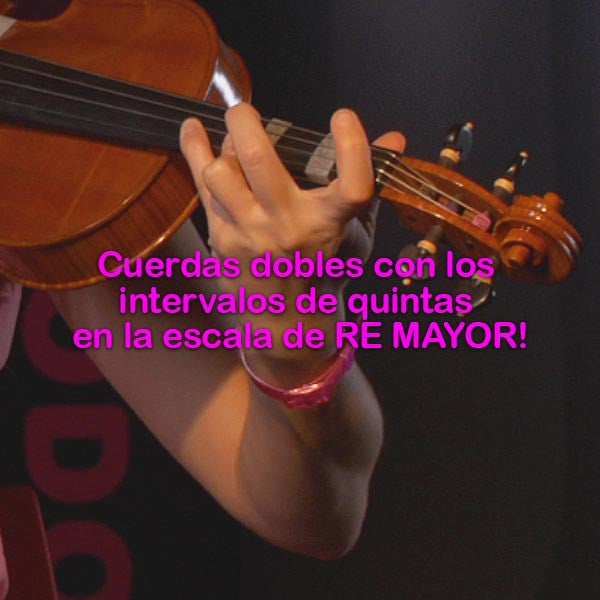 172: cuerdas  dobles    con    los    intervalos    de    quintas    en    la    escala    de    RE    MAYOR! - violino online, play violin online,   - tocar violin online, уроки игры на скрипке, Metodo Mirkovic - cours de violon en ligne, geige online lernen