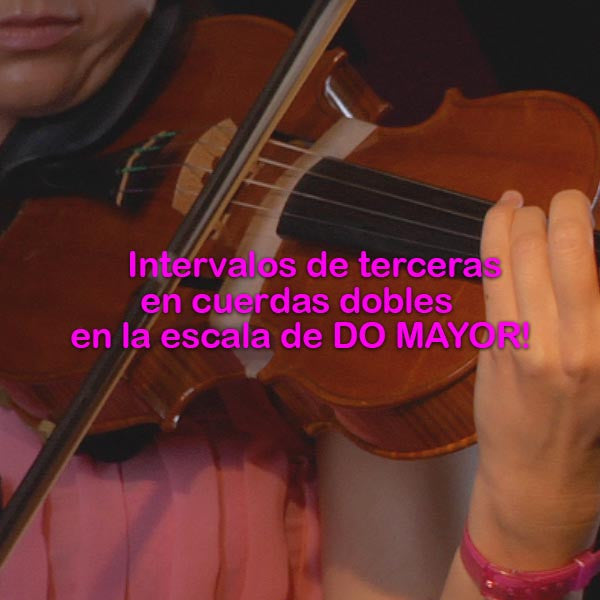182:  intervalos    de    terceras    en    cuerdas    dobles    en    la    escala    de    DO    MAYOR! - violino online, play violin online,   - tocar violin online, уроки игры на скрипке, Metodo Mirkovic - cours de violon en ligne, geige online lernen