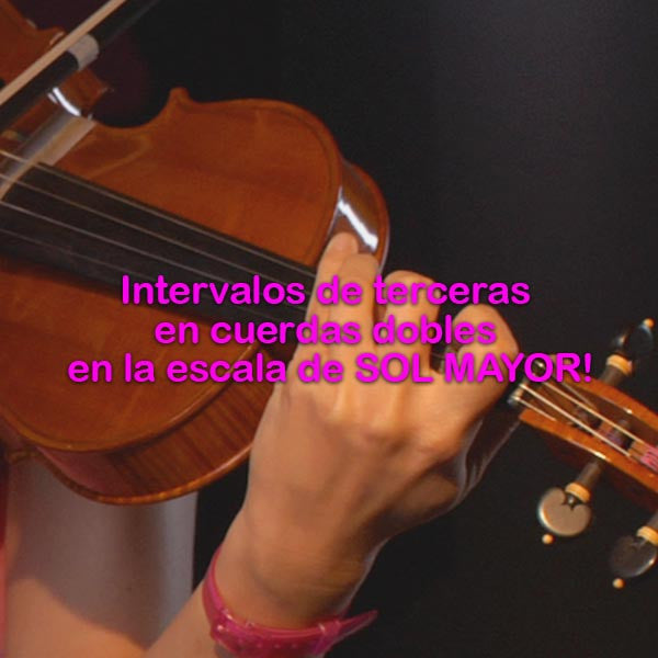186: intervalos  de    terceras    en    cuerdas    dobles    en    la    escala    de    SOL    MAYOR! - violino online, play violin online,   - tocar violin online, уроки игры на скрипке, Metodo Mirkovic - cours de violon en ligne, geige online lernen