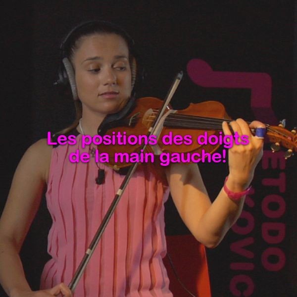 Leçon 031: Les positions des doigts de la main gauche! - violino online, play violin online,   - tocar violin online, уроки игры на скрипке, Metodo Mirkovic - cours de violon en ligne, geige online lernen