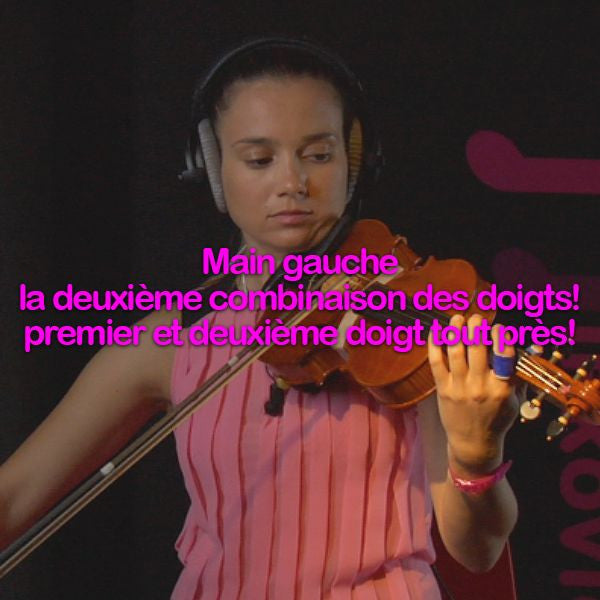Leçon 032<mark>FREE LESSON</mark>: Main gauche - la deuxième combinaison des doigts! premier et deuxième doigt tout près! - violino online, play violin online,   - tocar violin online, уроки игры на скрипке, Metodo Mirkovic - cours de violon en ligne, geige online lernen
