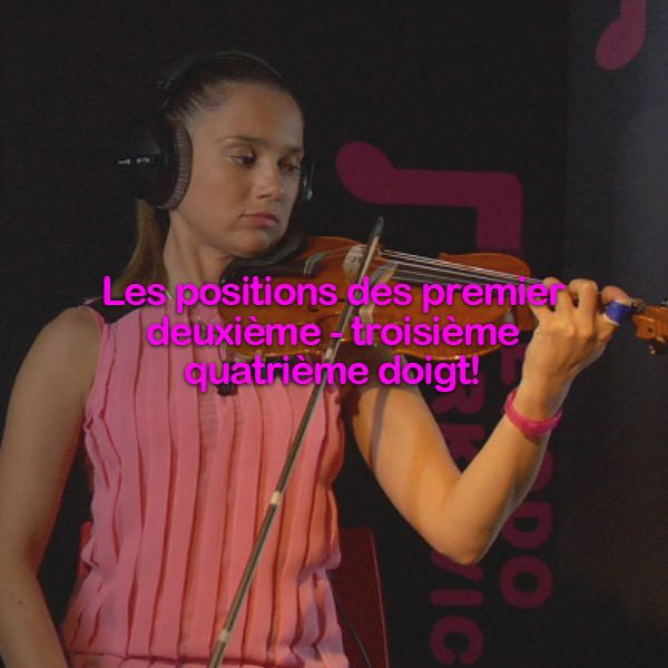 Leçon 040: Les positions des premier -deuxième -troisième -quatrième  doigt! - violino online, play violin online,   - tocar violin online, уроки игры на скрипке, Metodo Mirkovic - cours de violon en ligne, geige online lernen
